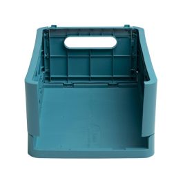 Caja Plegable Exacompta Midi Skandi Polipropileno Reciclado Color Azul Pacifico 276x188x120 mm