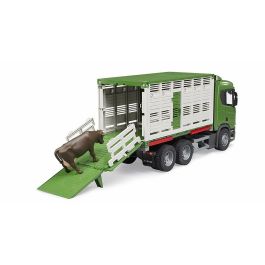 Camión scania super 560r transporte de ganado con buey. 53x18x26 cm Camión scania super 560r transporte de ganado con buey. 53x18x26 cm