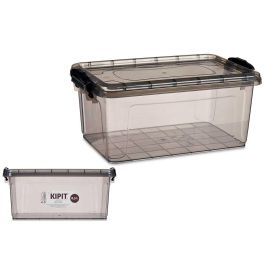 Caja Plastico Ordenacion Antracita 8,5L Kipit 24X16CM (12 Unidades) Precio: 52.5000003. SKU: B12LXYL3XK