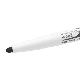 Rotulador Bic Velleda Para Pizarra Negro Punta Redonda 1,4 mm 12 unidades