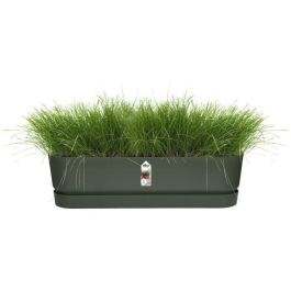 Elho ELH8711904357733 Maceta Ovalada Greenville de Plástico Ø50 Color Negro