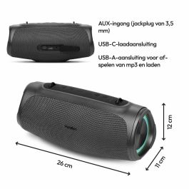Medion MED1740338592585 Altavoz Bluetooth M 30W Bluetooth 5.3 IPX7 42h batería