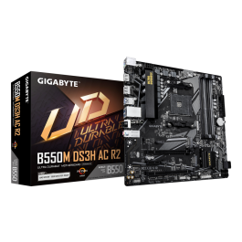 GIGABYTE B550M DS3H AC R2 Placa base Socket AM4 compatible con AMD Ryzen 5000 Series, DDR4, Wi-Fi 5 Precio: 114.58999959. SKU: B12Y2Y8MBV