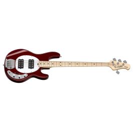 Sterling Stingray Ray4 HH - Bajo Eléctrico doble humbucker - Candy Apple Red