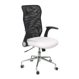 Silla Piqueras Y Crespo Minaya Brazos Retractiles Mecanismo Basculante Ergonomica Respaldo Malla Transpirable Negra Asiento Tapizado Similpiel Blanco Precio: 243.49999949. SKU: S5702347