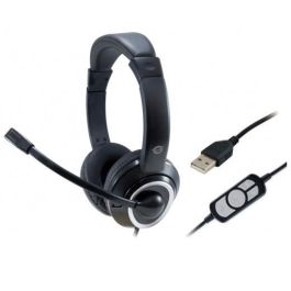 Conceptronic Auriculares USB con Micrófono Flexible y Control de Volumen, Negro-Blanco Precio: 15.98999996. SKU: S8425875