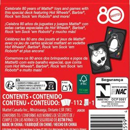 UNO JGK30 Juego del Uno Rubí 80 Aniversario Edición Especial Español, Francés, Alemán, Portugués, Inglés