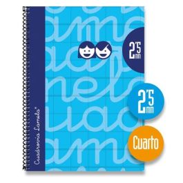 Lamela Bloc Tapa Forrada 4º 80H Cuadrovia 2,5 Mm Azul 5 unidades Precio: 21.49999995. SKU: B16VYZ5628