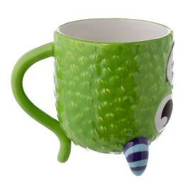 PUCKATOR Taza 3D Monstruo Monstarz Verde 550ml Ceramica