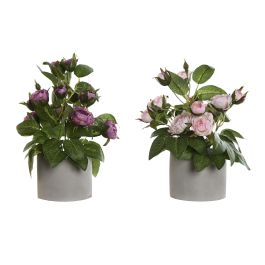 DKD Home Decor Planta Rosa Palo Fucsia 16 x 25 x 16 cm (12 Unidades) Precio: 80.50000046. SKU: B14A6JQ343