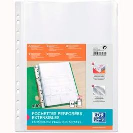 Oxford Funda Multitaladro A4, Cristal 200 Micras, Blister con 10 Fundas Precio: 11.79000042. SKU: S8404810