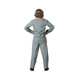 Disfraz Payaso Traje Gris con Corbata Hombre Adulto XXL - Chaqueta, Pantalón y Camisa para Halloween o Carnaval, 100% Poliéster