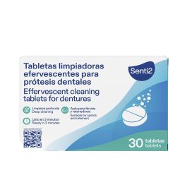 Senti2 Tabletas Limpiadoras para Dentaduras Postizas y Ortodoncia Removible 30 Unidades 99.9% de Bacterias Precio: 3.78999951. SKU: S4507368