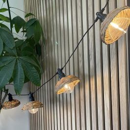 Lumisky LUM3760093548885 Guirnalda luminosa exterior COTTAGE 5,70 m 10 globos LED blanco cálido