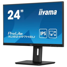 iiyama XUB2497HSU-B2 61cm/24" (1920x1080) FHD IPS 1ms 100Hz USB-Hub HDMI DP Speaker Pivot Black