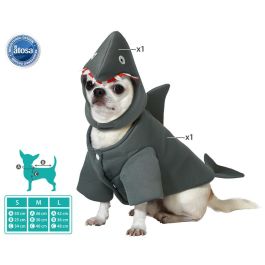 Disfraz Mascota Tiburon Talla L Gris Polyester