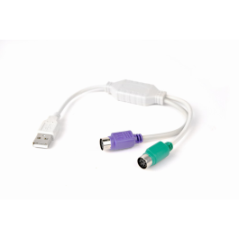 Gembird UAPS12 cable ps/2 0,3 m 2x 6-p Mini-DIN USB A Blanco Precio: 6.50000021. SKU: S5600029