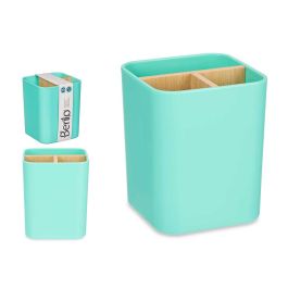 Organizador Cuadrado 3 Huecos Bambu Menta Berilo 9X11CM (6 Unidades) Precio: 15.49999957. SKU: B1G4C5GQVY