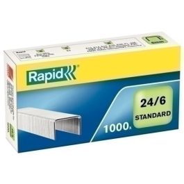 Rapid Grapas Estándar 24-6 galvanizadas - Caja de 1000 unidades Rapid Grapas Estándar 24-6 galvanizadas - Caja de 1000 unidades Precio: 0.58999963. SKU: B19RCRGY6N