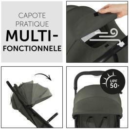 HAUCK HAU4007923160176 Cochecito compacto Travel N Care - 4 ruedas - Plegado con una mano - Verde oliva