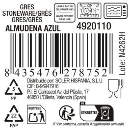 La Mediterranea Taza Azul Almudena 90 cc (36 Unidades)