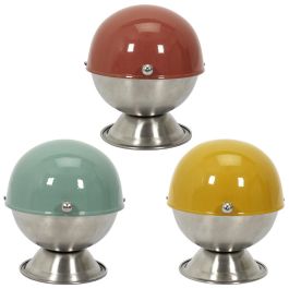 Home Deco Factory Azucarero Acero Inoxidable Retro Colores Surtidos para Mesa 10x11 cm