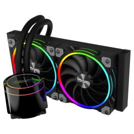 Alpenföhn Gletscherwasser 240 High Speed - Sistema de Refrigeración Líquida AIO, Radiador 240mm, Flujo de Aire 132.4 m³/h, Iluminación LED Multicolor, 84000000181
