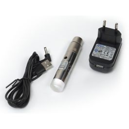 Algamlight Receptor DMX Inalámbrico Hembra XLR 3 Pines con Batería Recargable, 2.4 GHz, hasta 20h de Autonomía