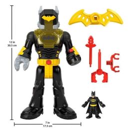 Imaginext Figura Batman Y Exotraje DC Super Friends HYG31 Mattel 30.5cm Figura Robot Articulado Juguete Niño Niña +3 Años
