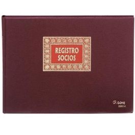 Dohe Libro Registro- Registro De Socios 100H Numeradas Folio Apaisado 100 gr Burdeos Precio: 23.50000048. SKU: B1DFC9MQL6