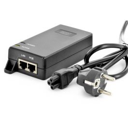 Digitus Inyector PoE+ Gigabit Ethernet 30W 802.3at Negro para red de hasta 400m