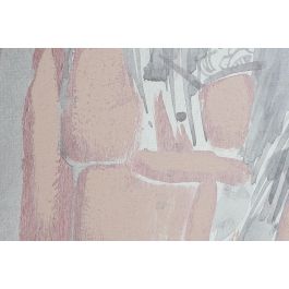 DKD Home Decor Cuadro Rosa 4.5 x 123 x 83 cm (2 Unidades) Estilo Escandinavo