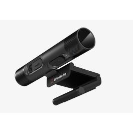AVerMedia PW313D Webcam DualCam, 5MP Full HD, Autoenfoque, Micrófono Dual Omnidireccional, Incluye Trípode