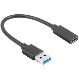 LANBERG AD-UC-UA-03 Cable USB USB 3.2 Gen 1 (3.1 Gen 1) 0,15 m USB Type A a USB Tipo C Negro Precio: 6.95000042. SKU: S5604067