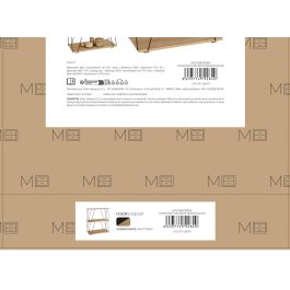 Inde Estanteria 3 Niveles Metal-Madera Black Moblekit 60x30x71.2 cm