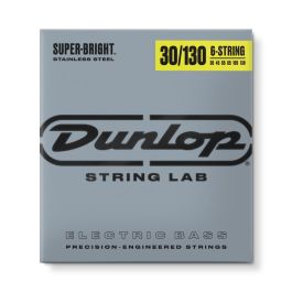 DUNLOP Super Bright Medium 6 St. 30-130 Juego de Cuerdas de Bajo de Acero Inoxidable Precio: 34.239975. SKU: B15JVGDJ8T