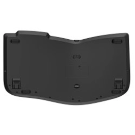 Kensington KB675 EQ TKL Teclado Ergonómico Inalámbrico Negro para Profresionales