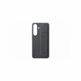 Samsung Funda Standing Grip Case Galaxy S25 Negro - Soporte Integrado para visualización cómoda
