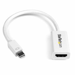 Adaptador HDMI Startech MDP2HD4KSW 150 cm Blanco