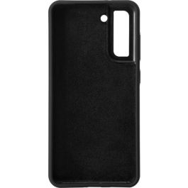 eSTUFF Funda Silicona Madrid para Samsung Galaxy S21 FE 5G - Protección trasera y lateral, tacto suave, forro microfibra, Negra