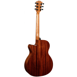 LAG Guitarra Acústica Auditorium Slim Cutaway 118 A/E - Brown Shadow | Electroacústica Tapa Cedro Rojo Macizo, Fondo Khaya, Acabado Brillante