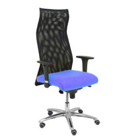 Sillon Piqueras Y Crespo Sahuco Xl Direccion Hasta 160 Kg Mecanismo Sincro Brazos Regulables En Altura Respaldo Malla Transpirable Negra Asiento A Medida Con Espuma Viscoelastica Y Tapizado Bali Azul Claro Precio: 606.49999949. SKU: S5703095