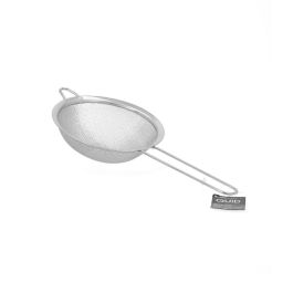 Quid Colador Renova 14 cm de Metal, Color Acero con Asas de Acero