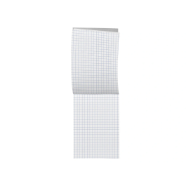Liderpapel Bloc de notas A7 Cuadriculado 4mm 80 hojas 60g/m2 Perforado