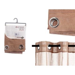 Cortina Visillo Marron 140X260 Cm Giftdecor (6 Unidades) Precio: 36.49999969. SKU: B157TTTNMX