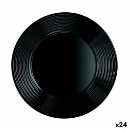 Plato Llano Luminarc Harena Negro Vidrio (25 cm) (24 Unidades) Precio: 41.68999945. SKU: S2708983