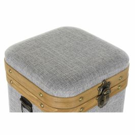 Caja Scandi DKD Home Decor Gris 40 x 42 x 40 cm Set de 3