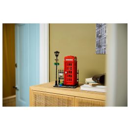 LEGO Ideas Cabina Telefónica Roja de Londres 21347, Juego de Construcción, 1460 Piezas, Multicolor