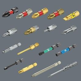 Wera 20 TX - Bit-Box con 20 Puntas Magnéticas Torx para Atornillador en Caja de Transporte