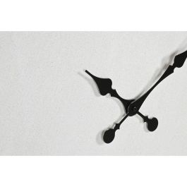 DKD Home Decor Reloj de Pared Scandi Grande Blanco Natural MDF Fibra 85x85 cm